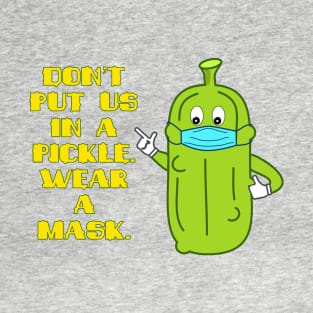 Face Mask Awareness Pickle T-Shirt